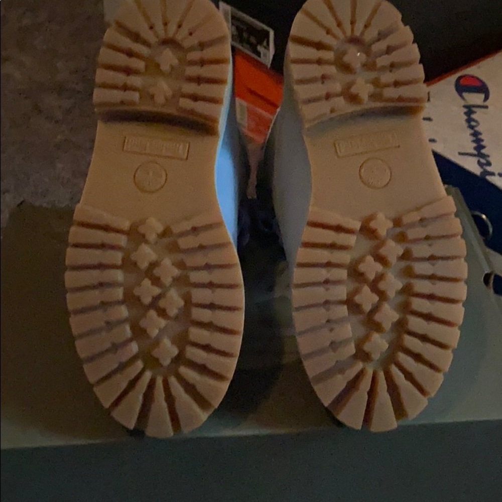Light Blue Timberlands - Picture 4 of 4